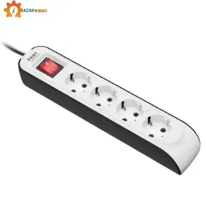 چهارخانه آرتدار با کلید و کابل ۱/۸متری پارت الکتریک مدل۸۷۵۷